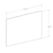 Azar Displays Clear Plastic Jigsaw Puzzle Board, Portable Puzzle Saver, Size 23.5'' x 31.5'' 952332-GS-1PK - alternate 2